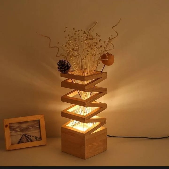 Artist Wooden Lamp