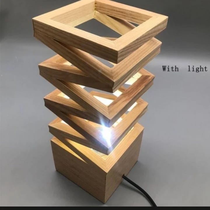 Artist Wooden Lamp