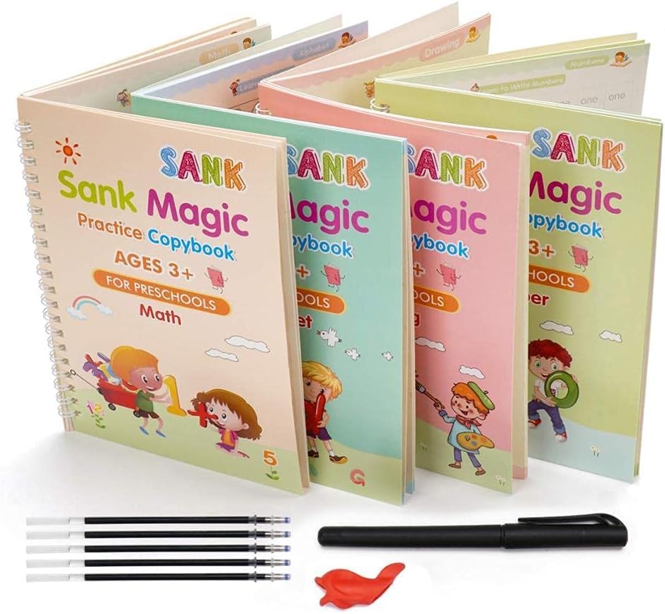 Sank Magic Practice Copybook (4 Books